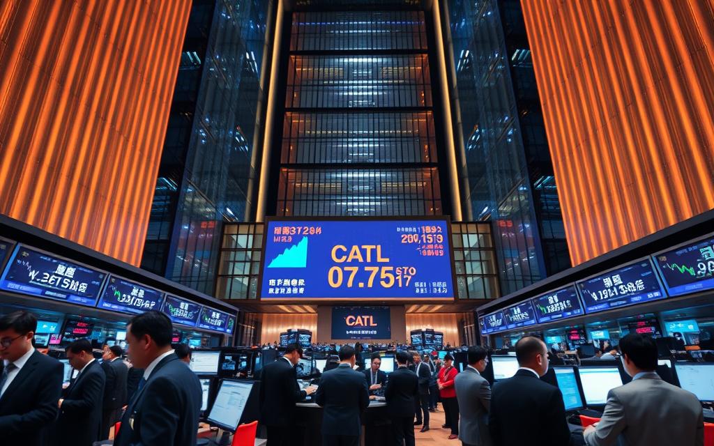 Shenzhen Stock Exchange trading CATL stock